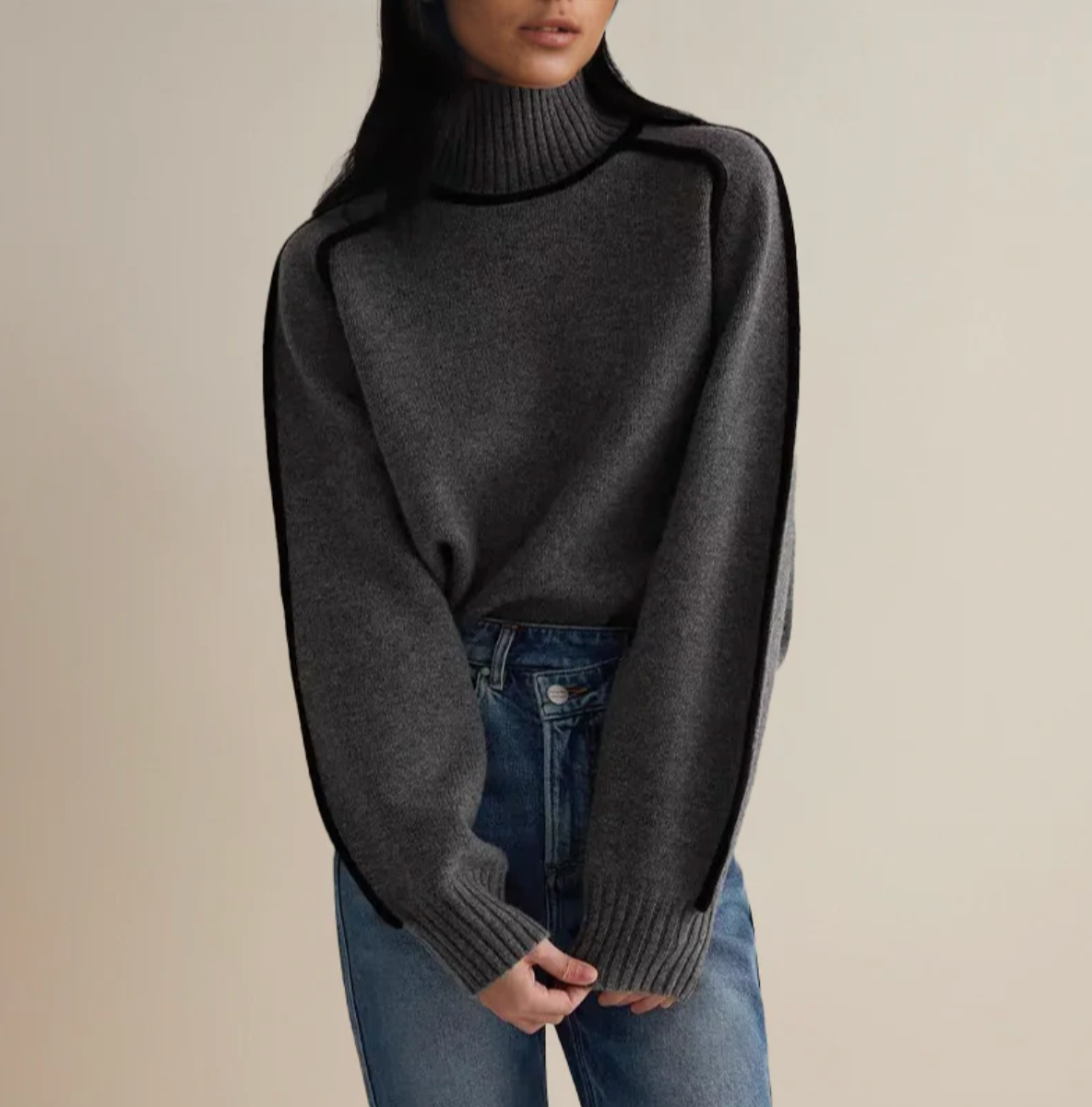 Aurea – elegant og varm rullekravestrik