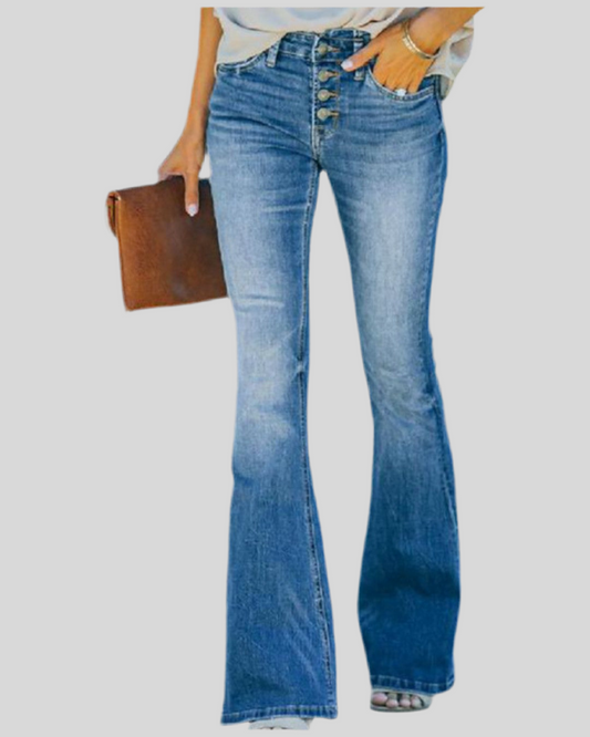 Elvira – flarejeans med feminin silhouet og tidsløst look