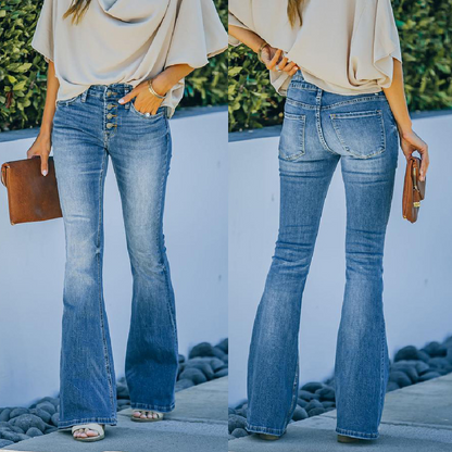 Elvira – flarejeans med feminin silhouet og tidsløst look