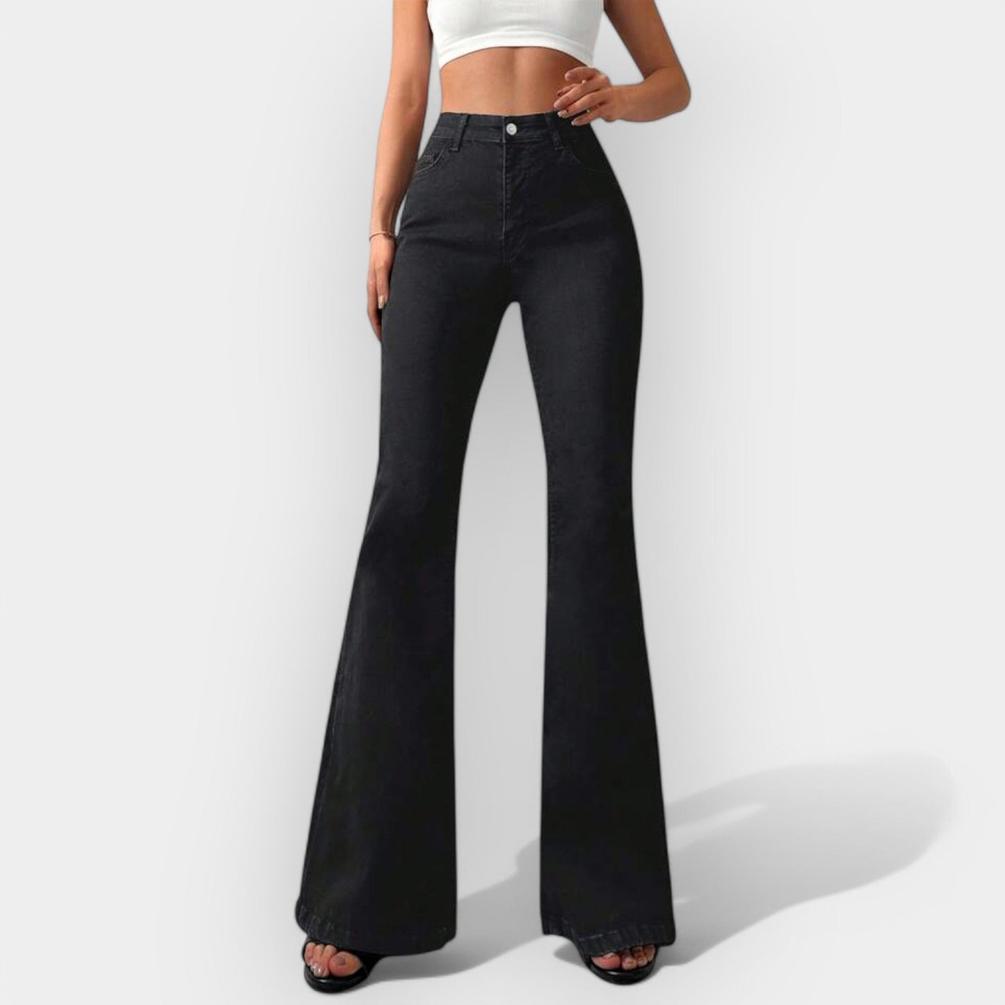 Ida – højtaljede bootcut jeans